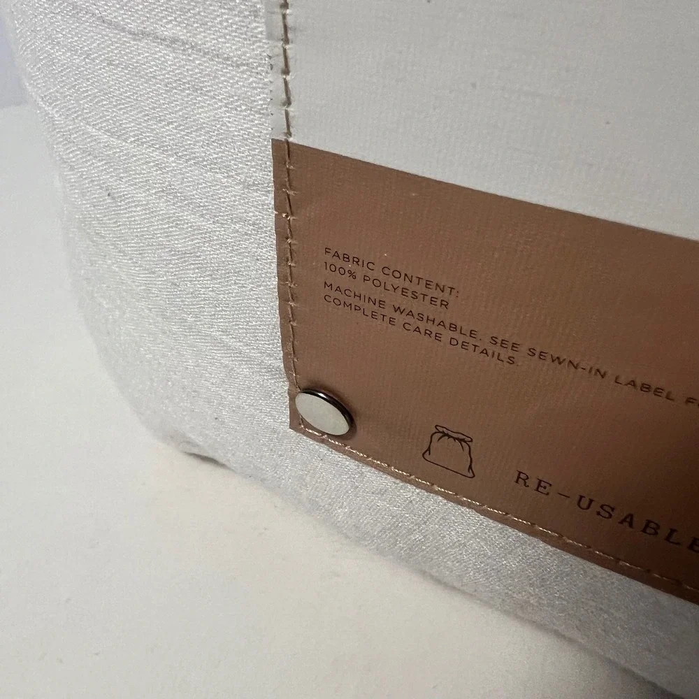 Bed Theory Co Queen Four Piece Gauze Sheet Set White Ultra Soft Texture NEW